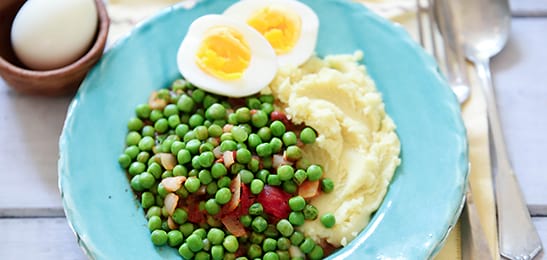 Recept van het Voedingscentrum: Haagse doperwtjes van Hilde