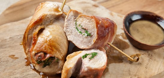 Recept van het Voedingscentrum: Vleesrolletjes