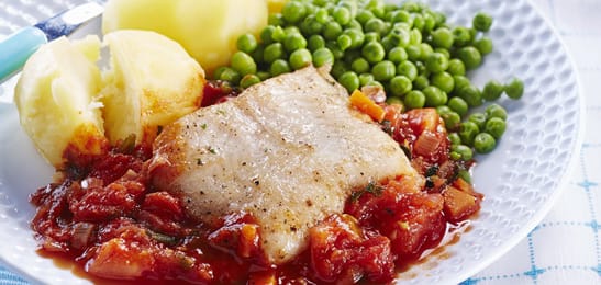 Recept van het Voedingscentrum: Vismoten op Calabrische wijze